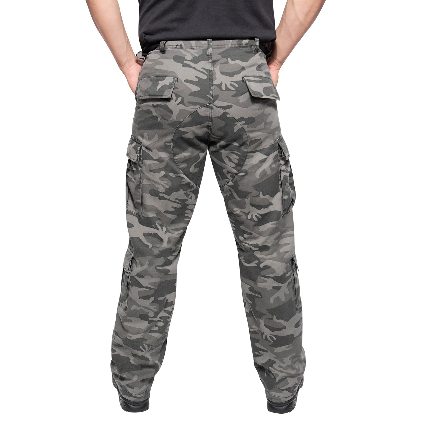 Vintage Paratrooper Fatigues: Black Camo