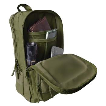 Tactical Traveler Sling Bag: Olive Drab