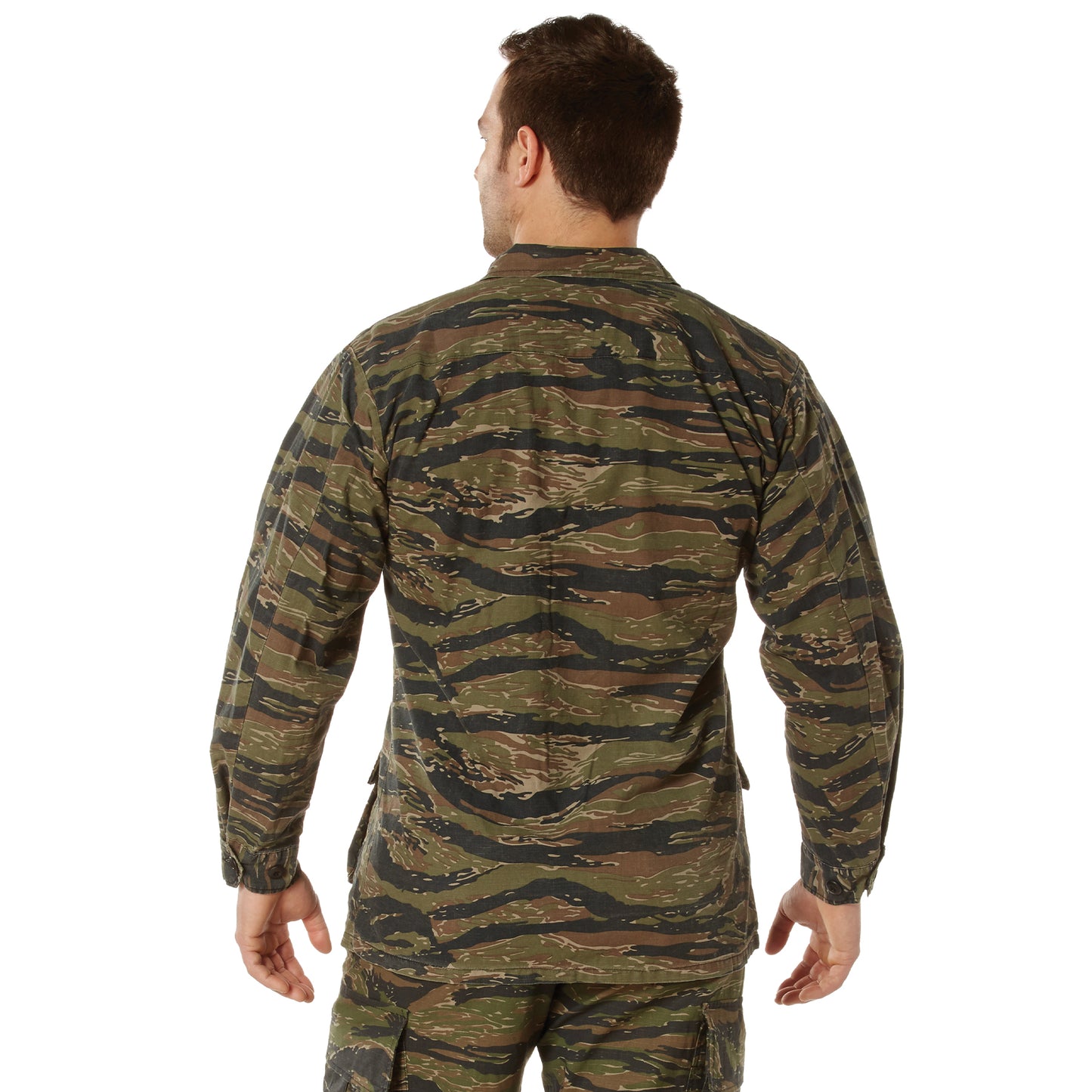 Vintage Vietnam Era Fatigue Shirt-Tiger Stripe