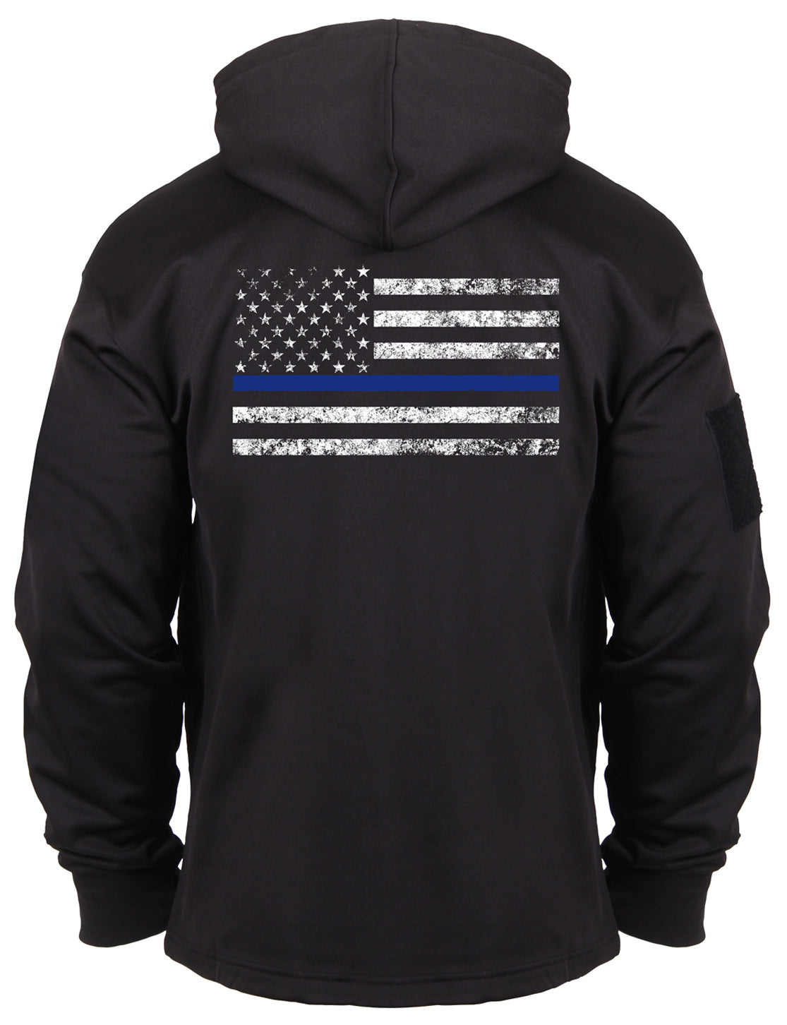 Thin Blue Line Concealed Carry Hoodie-Black