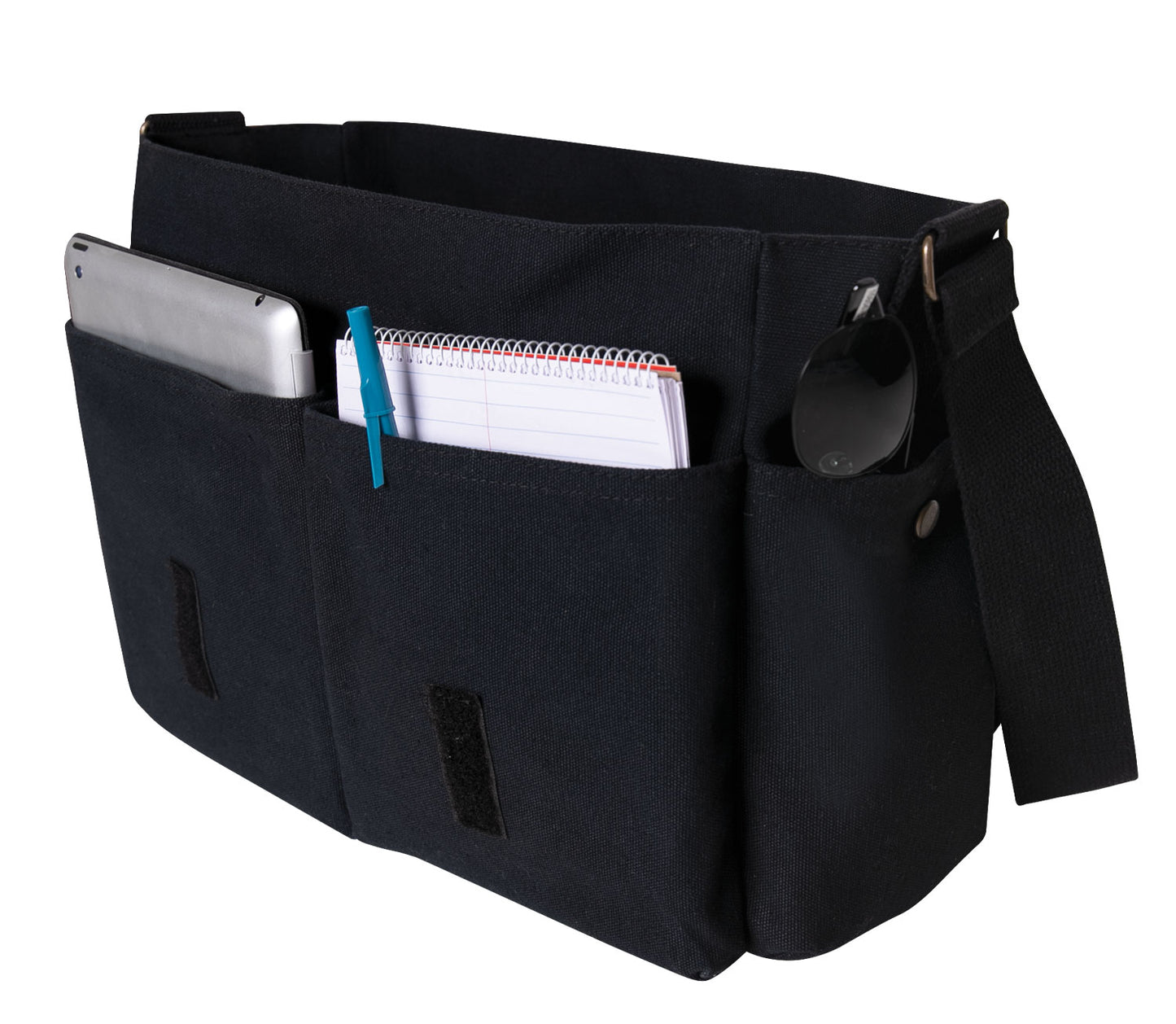 Messenger Bag: Distressed U.S. Flag