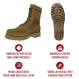 Sierra Sole Tactical Boot: Coyote Brown
