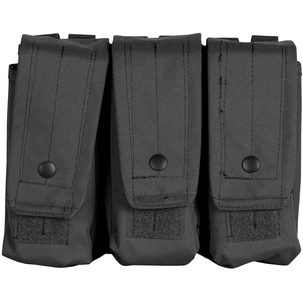 AR-15/AK-47 Triple Mag Pouch: Black