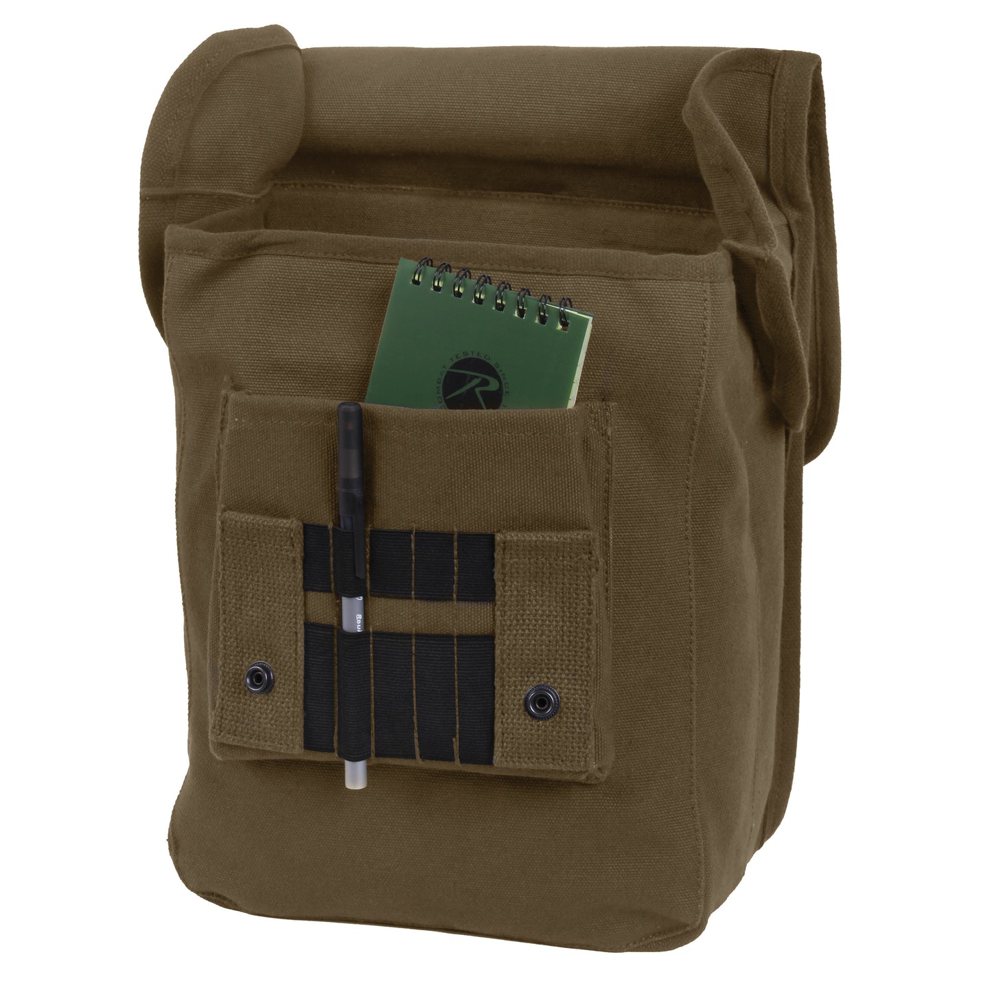 Shoulder Bag: Canvas Map Case Olive Drab