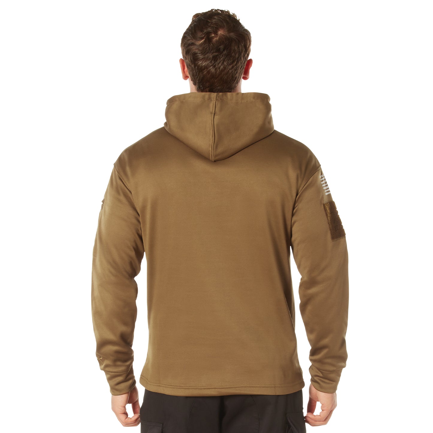 Concealed Carry Flag Hoodie-Coyote Brown