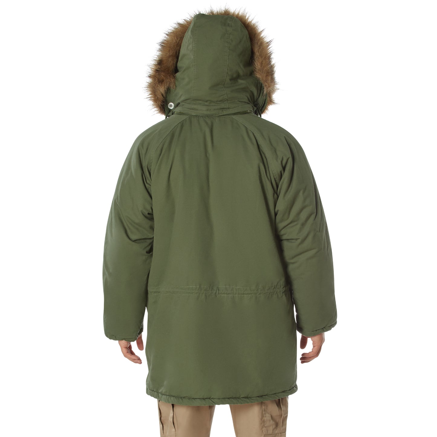 Vintage N-3B Parka: Olive Drab