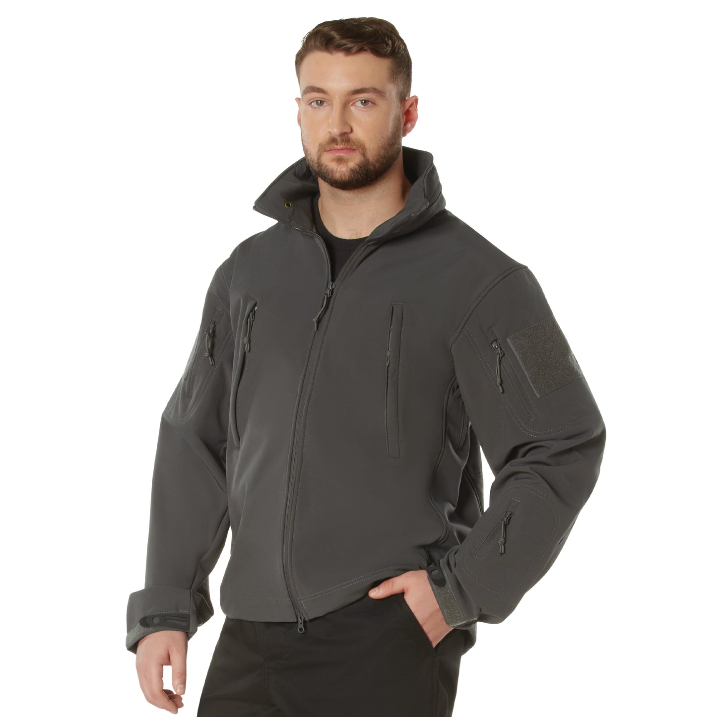Special OPS Soft Shell Jacket: Gunmetal Grey