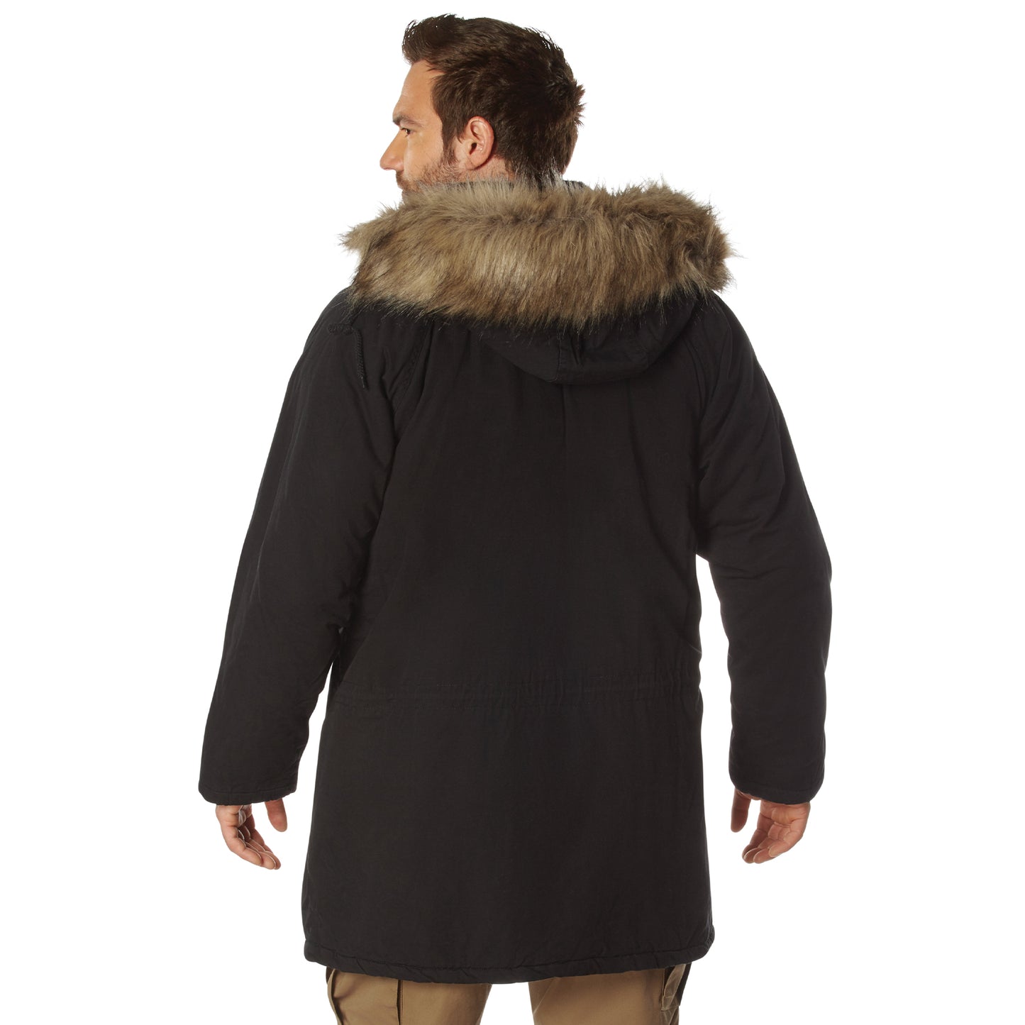 Vintage N-3B Parka: Black