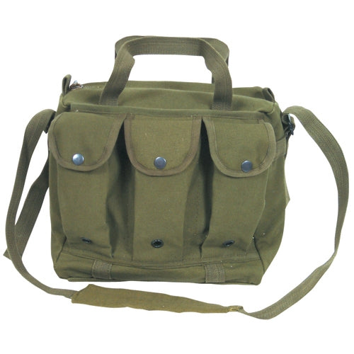 military and police store: military and police store: mag/shooters bag: olive drab