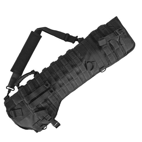 military and police store: military and police store: tactical assault rifle scabbard: black