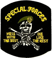 military and police store: military and police store: military patch: special forces mess with the best