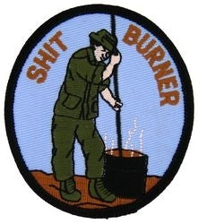 military and police store: military and police store: military patch: shit burner