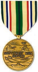 military and police store: military and police store: military medal: southwest asia service