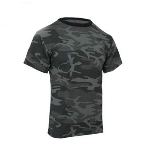 military and police store: military and police store: camo tee- black camo