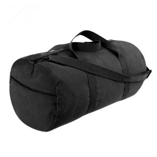 military and police store: military and police store: canvass duffle bag: black