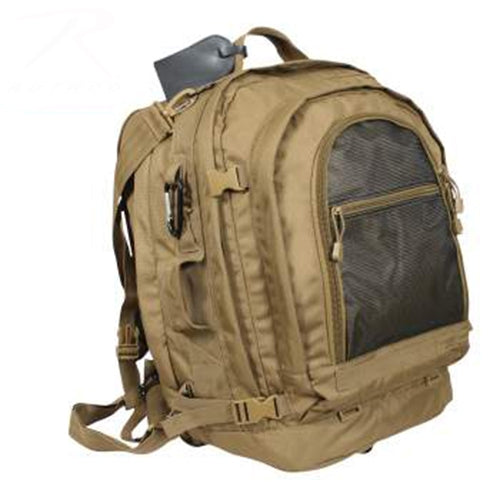 military and police store: military and police store: move out tactical travel backpack: coyote brown