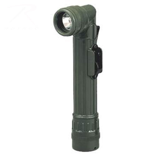 military and police store: military and police store: flashlights: mini angle head: olive drab