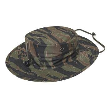 military and police store: military and police store: adjustable boonie hat: tiger stripe
