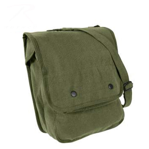 military and police store: military and police store: shoulder bag: canvas map case olive drab