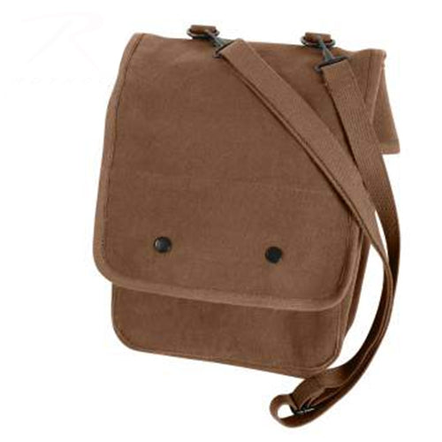 military and police store: military and police store: shoulder bag: canvas map case: earth brown