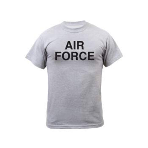 military and police store: military and police store: physical training wear: grey air force tee
