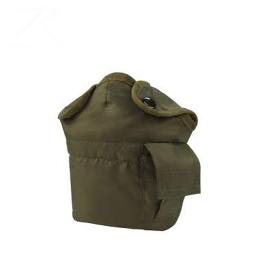 military and police store: military and police store: g.i. style canteen cover: olive drab
