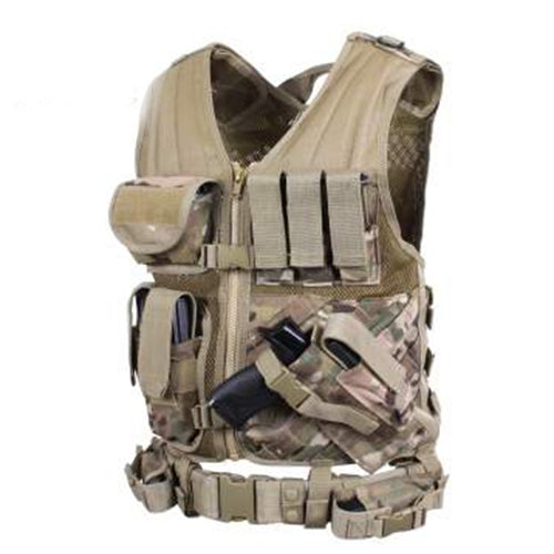 military and police store: military and police store: tactical vest: multicam tactical cross draw