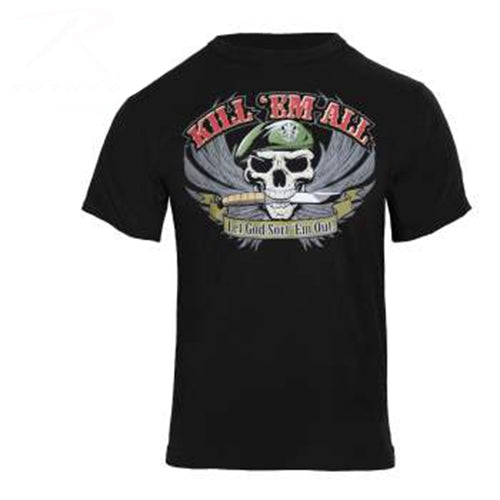 military and police store: military and police store: kill 'em all tee