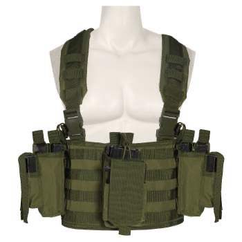 military and police store: military and police store: operators tactical chest rig: olive drab