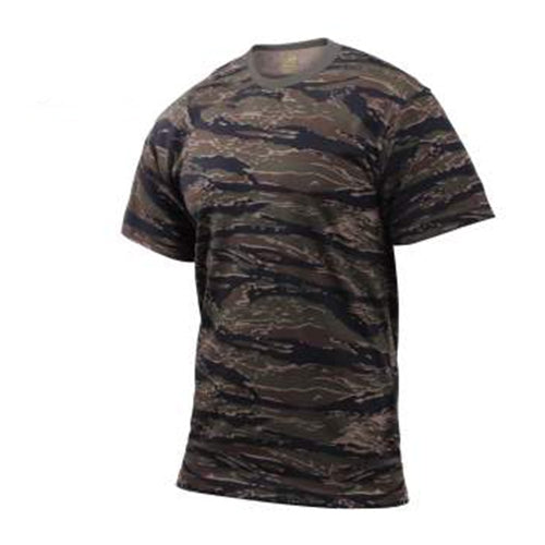 military and police store: military and police store: camo tee- tiger stripe