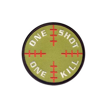military and police store: military and police store: morale patch: one shot one kill