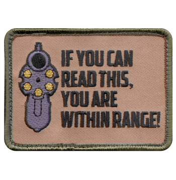 military and police store: military and police store: morale patch: within range