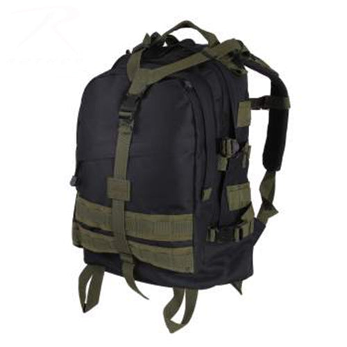 military and police store: military and police store: large transport pack: black/olive drab
