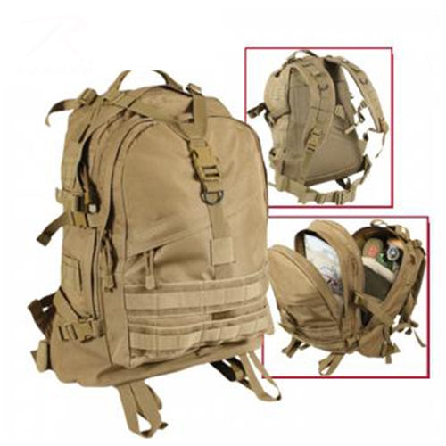 military and police store: military and police store: large transport pack-coyote brown