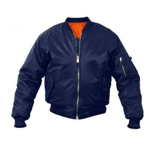military and police store: military and police store: ma-1 flight jacket: navy blue