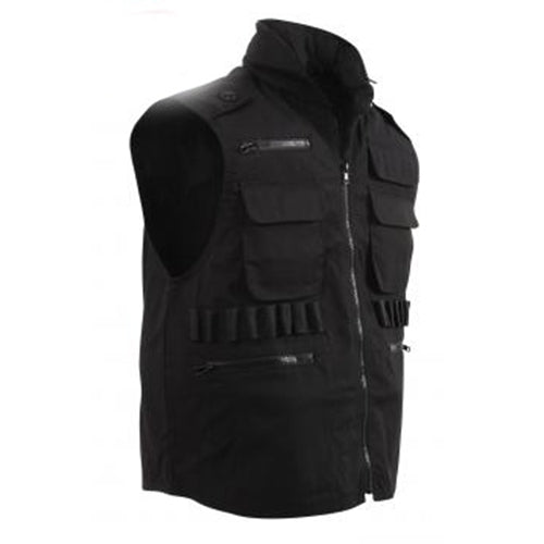 military and police store: military and police store: ranger vest: black