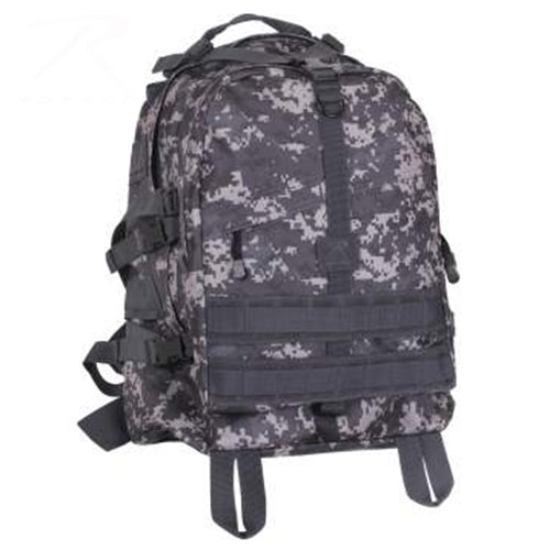 military and police store: military and police store: large transport pack: subdued urban digital