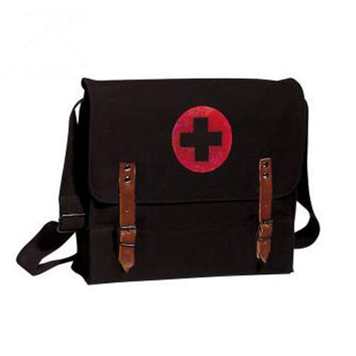 military and police store: military and police store: nato canvass medic bag: black