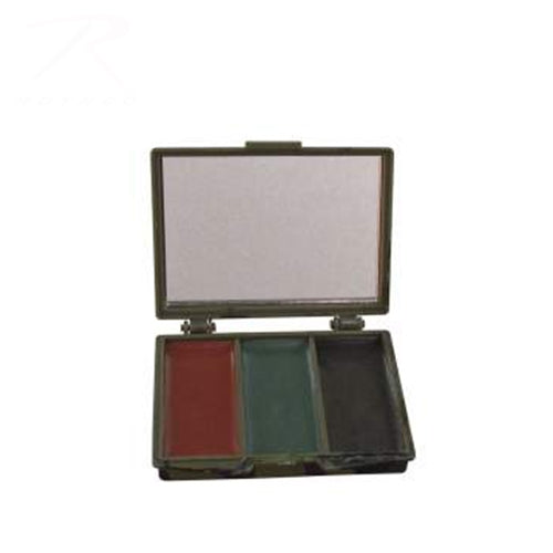 military and police store: military and police store: woodland 3 color face paint compact