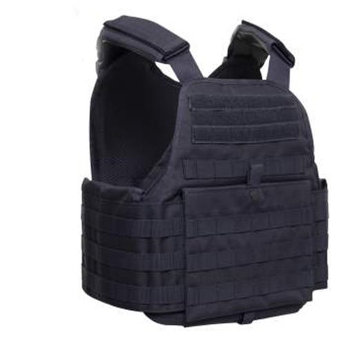 military and police store: military and police store: tactical vest: rothco m.o.l.l.e. plate carrier-black