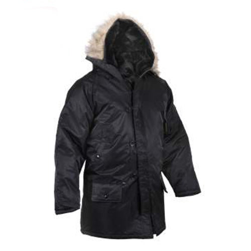 military and police store: military and police store: n-3b snorkel parka- black