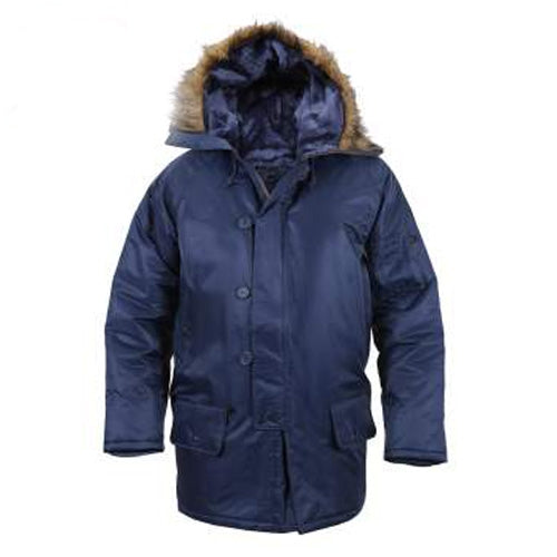 military and police store: military and police store: n-3b snorkel parka- navy blue