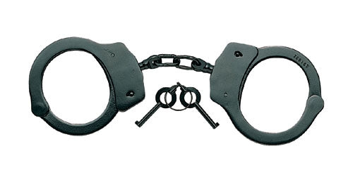 military and police store: military and police store: cuffs: professional detective handcuffs-black