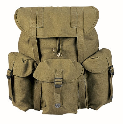 military and police store: military and police store: g.i. style olive drab mini alice pack
