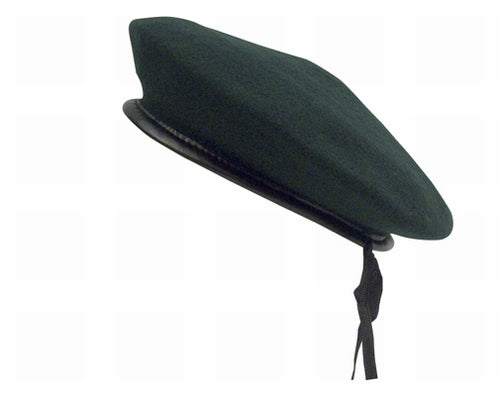 military and police store: military and police store: beret-wool monty black