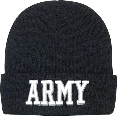 military and police store: military and police store: embroidered watch cap deluxe-army