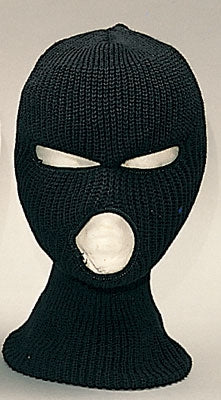 military and police store: military and police store: face mask-black 3-hole