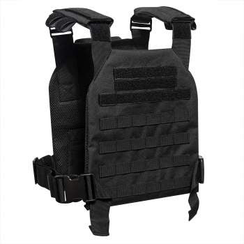 military and police store: military and police store: low profile plate carrier: black