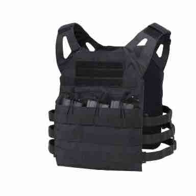 military and police store: military and police store: lightweight plate carrier: black