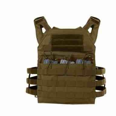 military and police store: military and police store: lightweight plate carrier: coyote brown